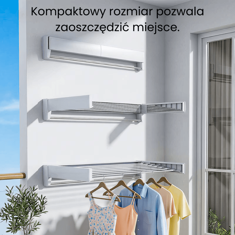 Suszarka ścienna VELORA na pranie 80 cm