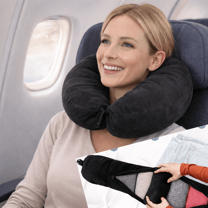 PackRest - Poduszka pod szyję do podróży z ubraniami